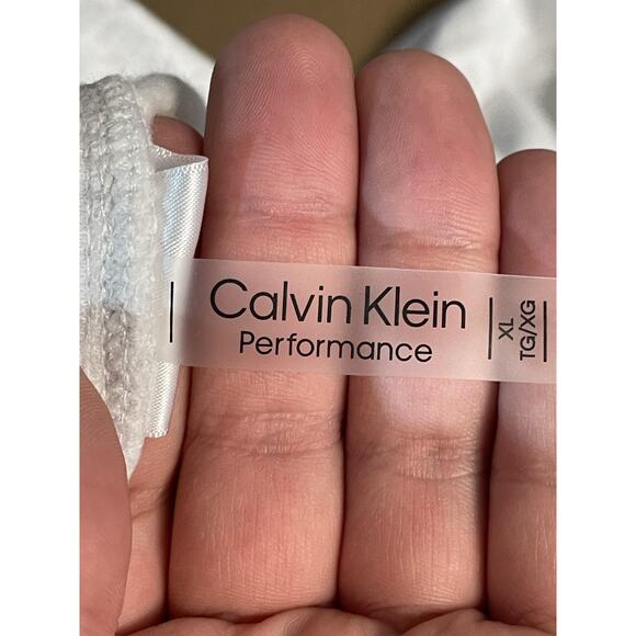 Calvin Klein Sweatpants Womens XL Gray Fleece Lounge Activewear Straight Leg - Picture 7 of 11